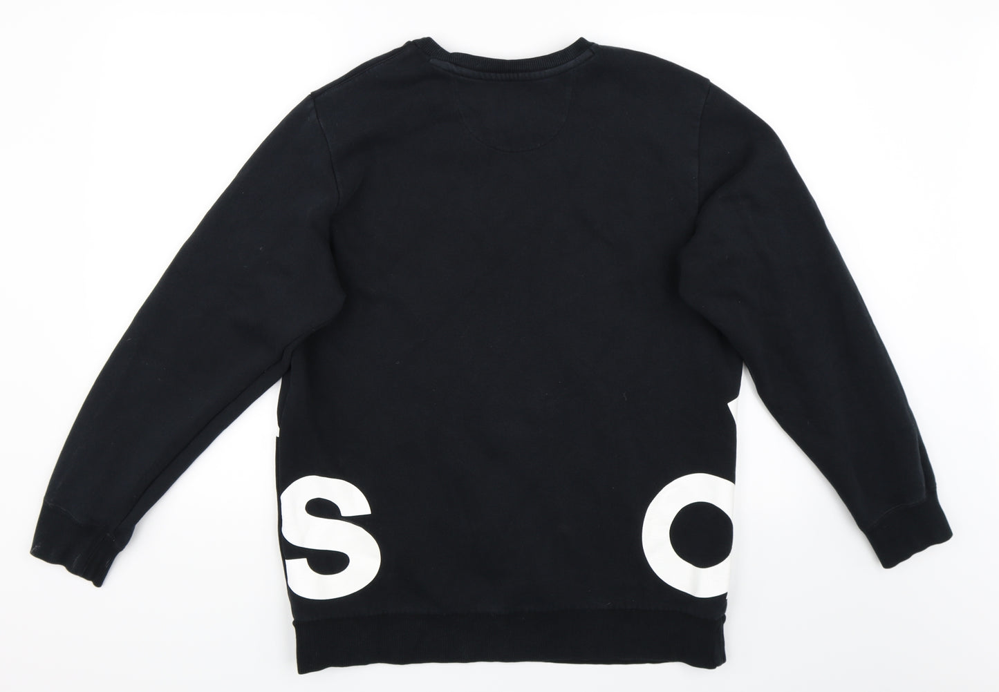 adidas Mens Black   Pullover Sweatshirt Size L
