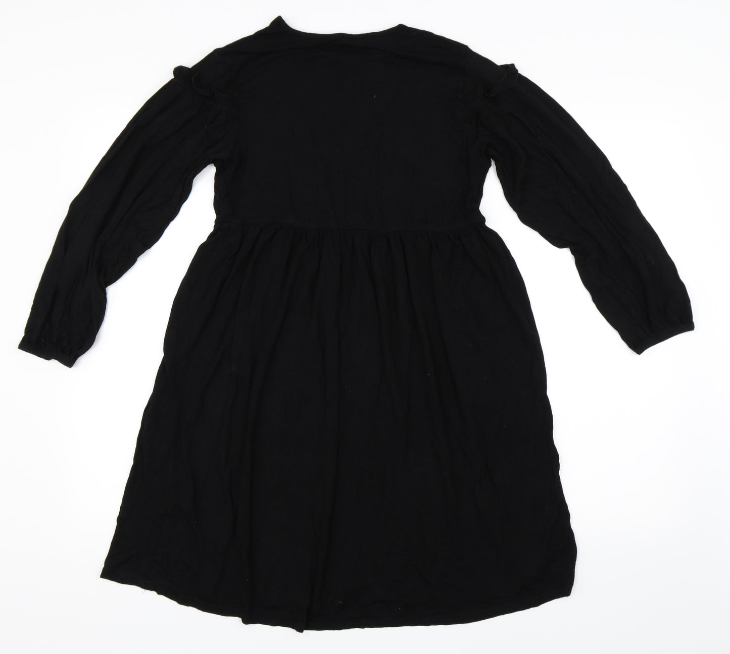 Boohoo Womens Black   Skater Dress  Size 10