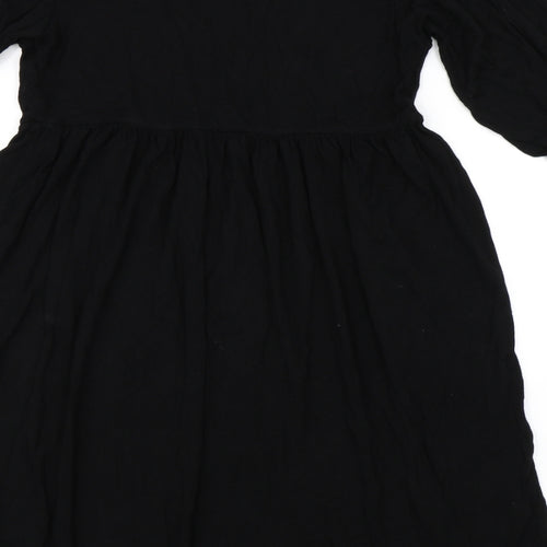 Boohoo Womens Black   Skater Dress  Size 10