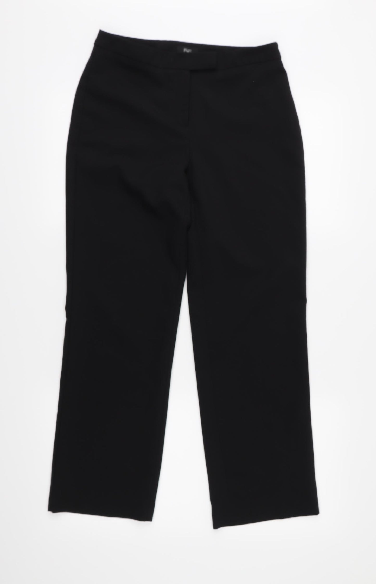 F&F Womens Black   Trousers  Size 6 L26 in