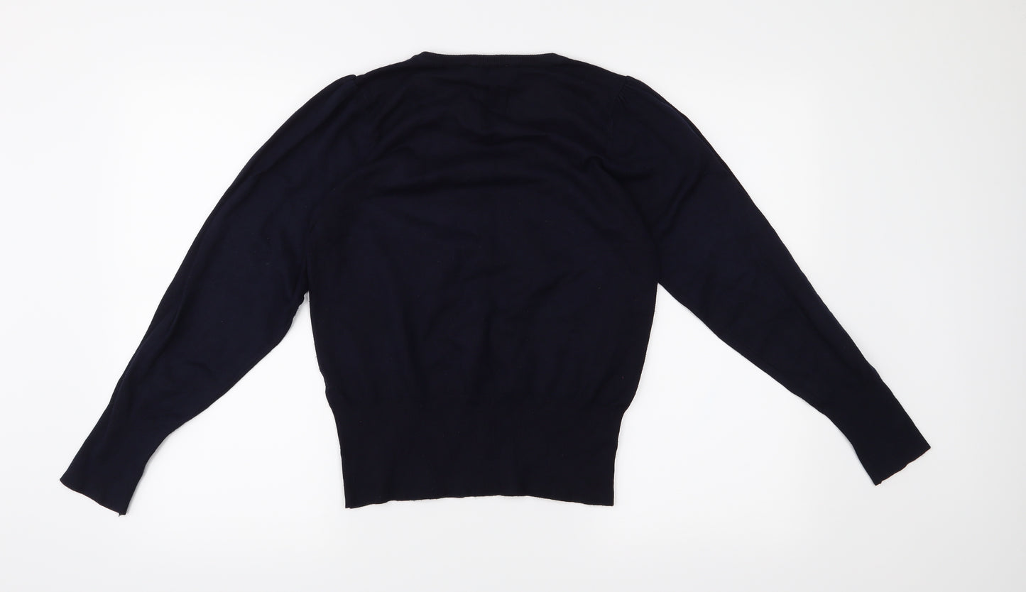 Warehouse Womens Blue   Pullover Jumper Size 12