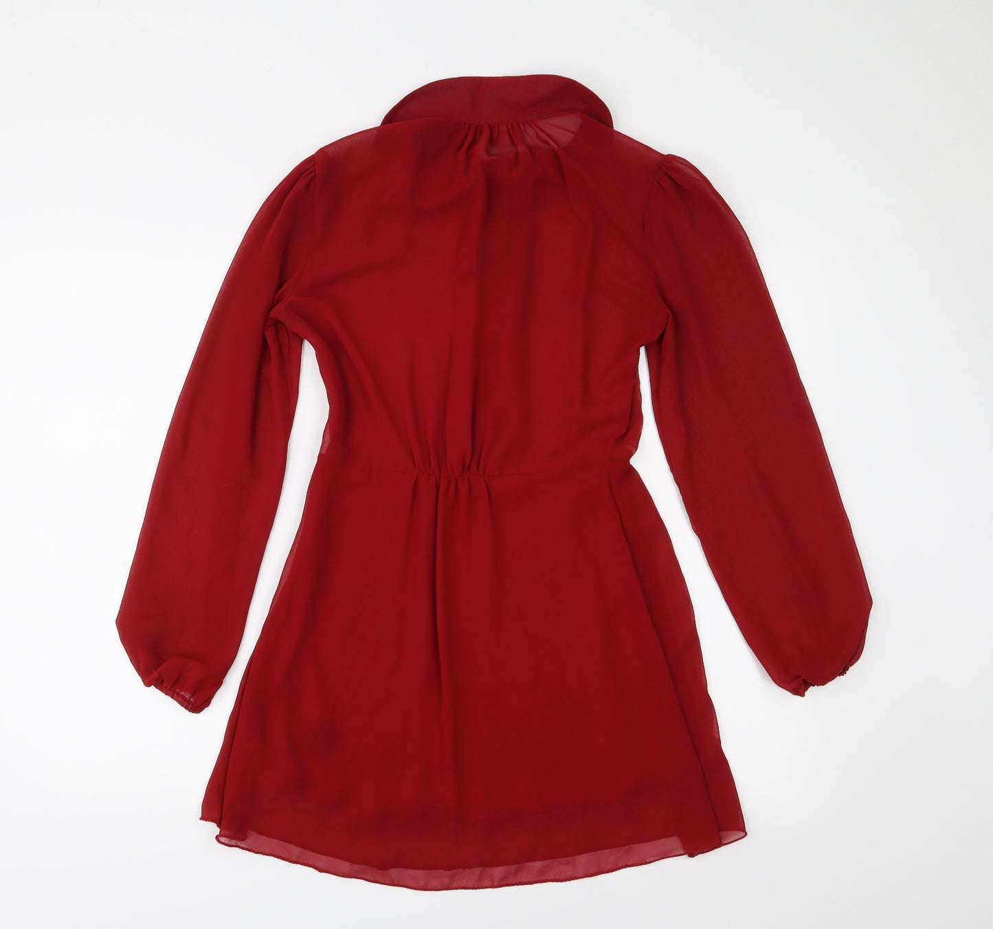 ASOS Womens Red   Skater Dress  Size 8