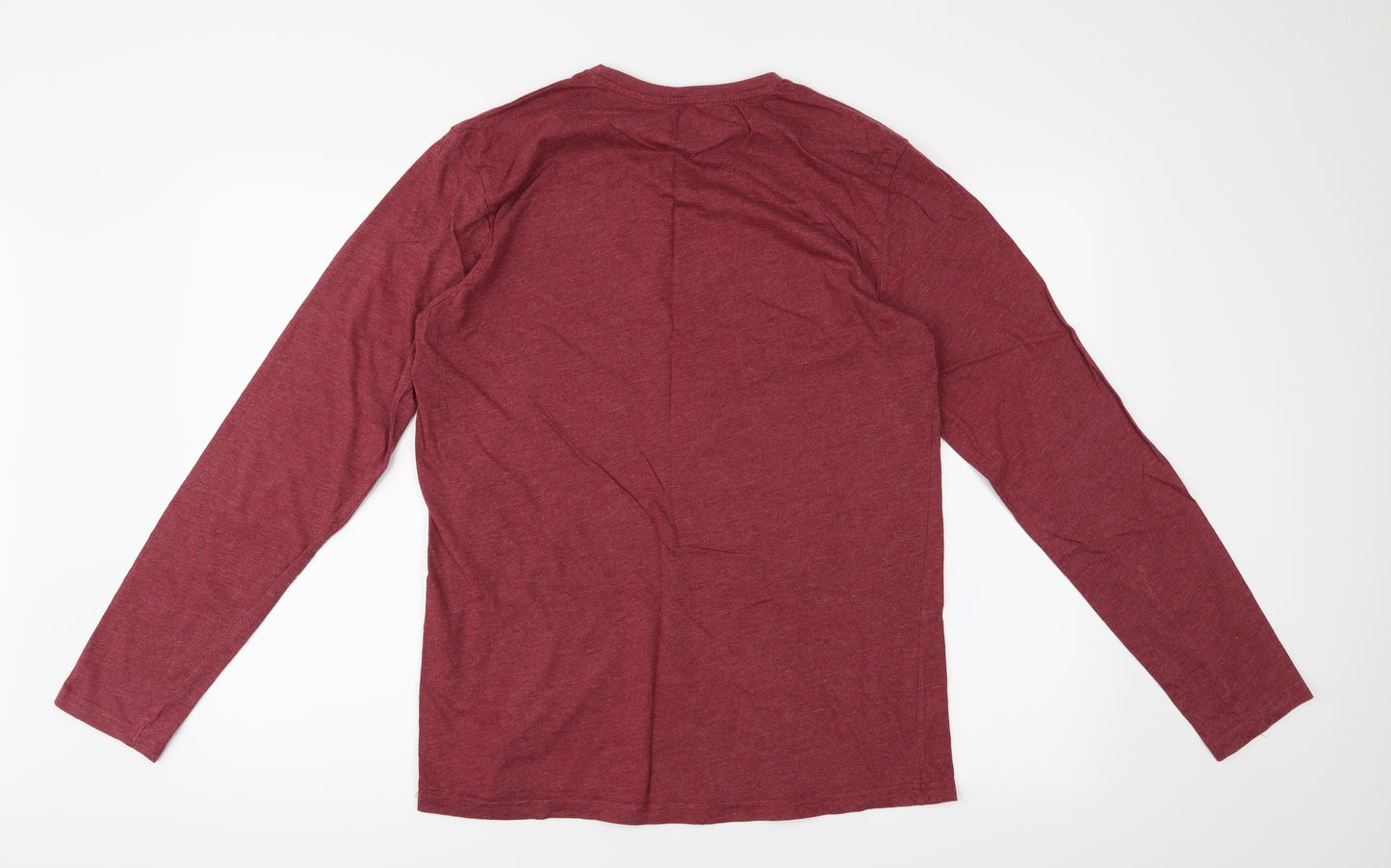 Cedar Wood State Mens Red    T-Shirt Size M