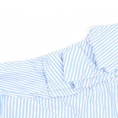 Primark Womens Blue Striped  Basic T-Shirt Size 4