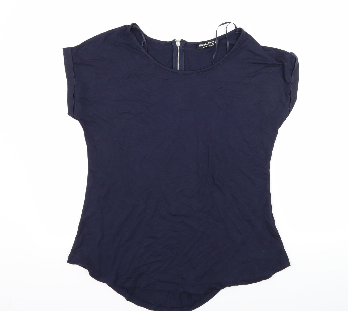 Select Womens Blue   Basic T-Shirt Size 10
