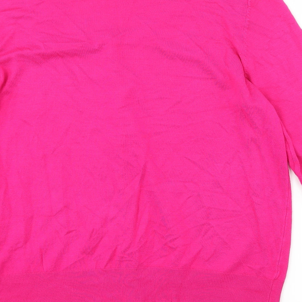 George Womens Pink   Cardigan Jumper Size 14