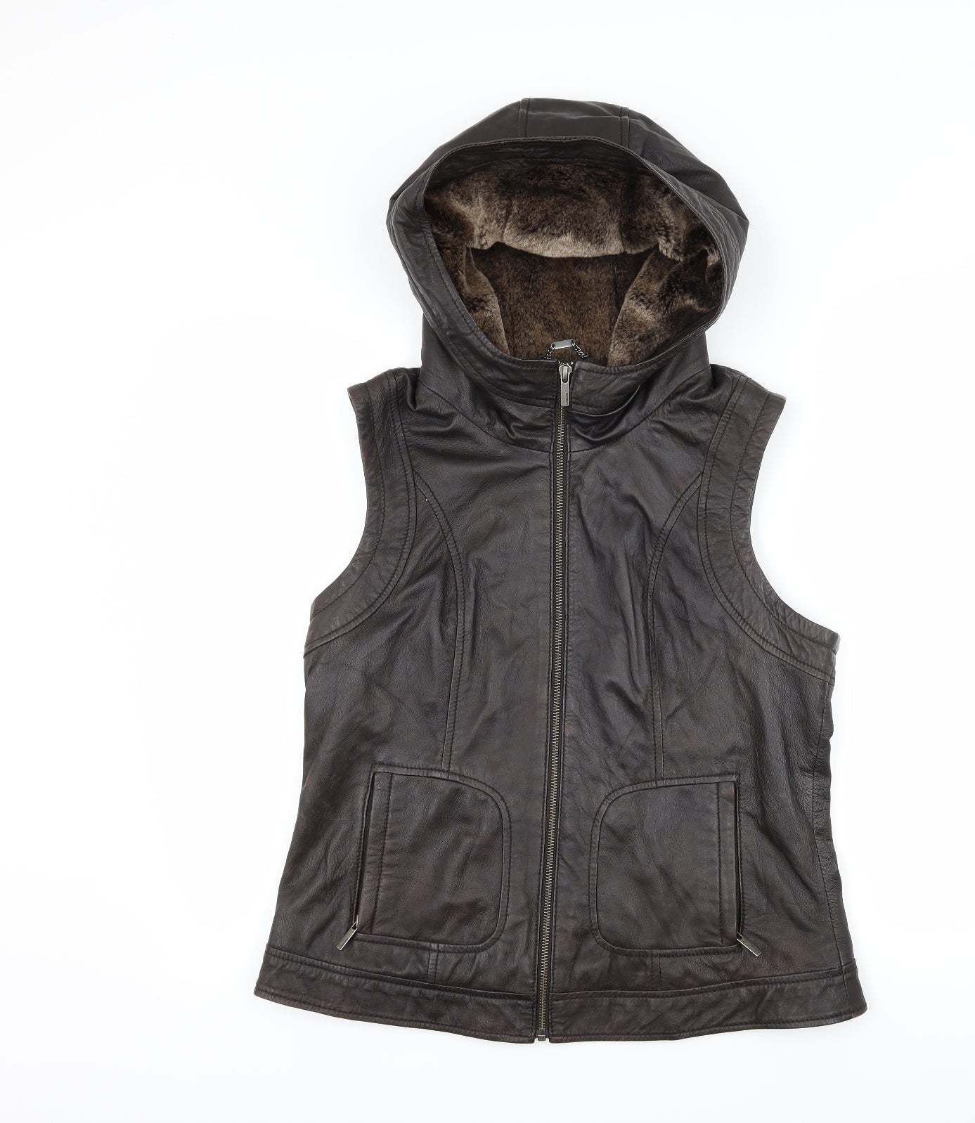 Lakeland Womens Brown   Gilet Jacket Size 14