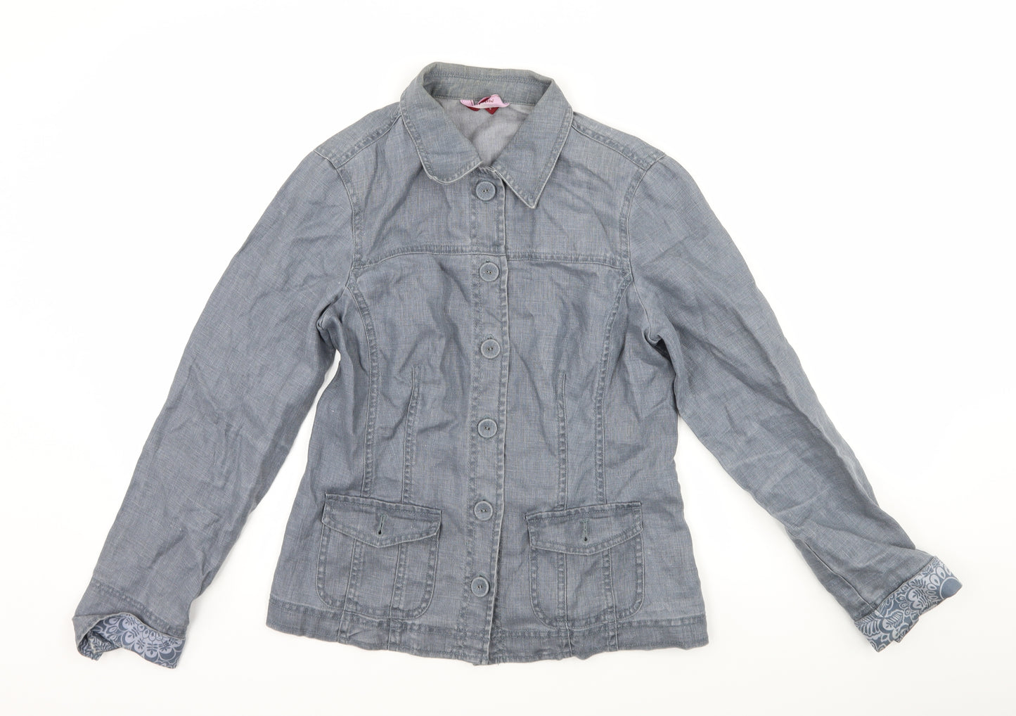 Monsoon Womens Grey   Jacket  Size 8
