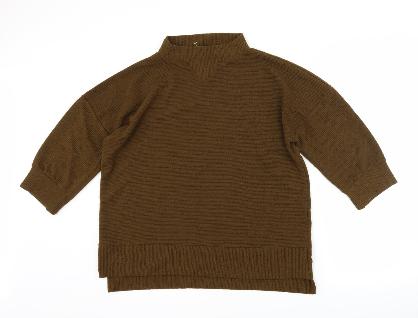 French Connection Womens Brown   Basic T-Shirt Size XS