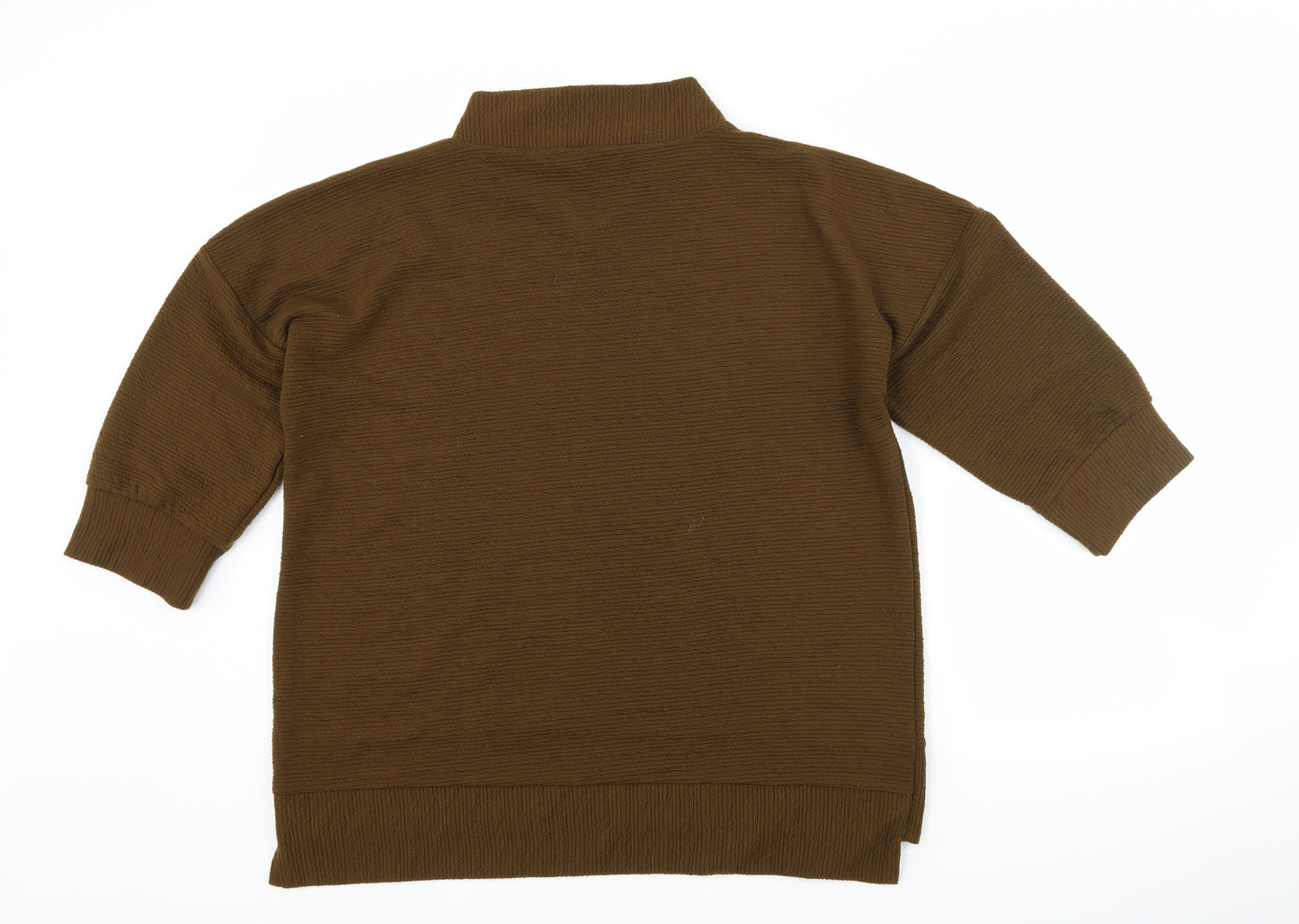 French Connection Womens Brown   Basic T-Shirt Size XS
