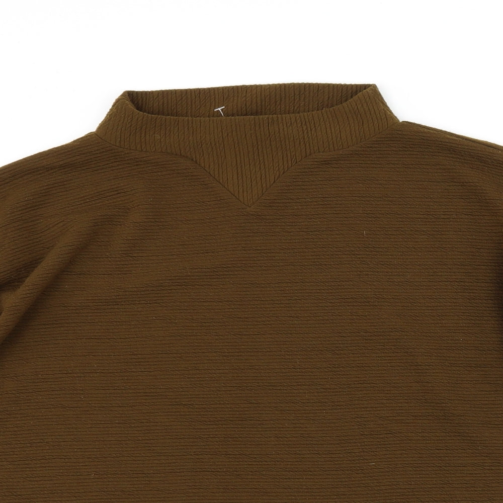French Connection Womens Brown   Basic T-Shirt Size XS