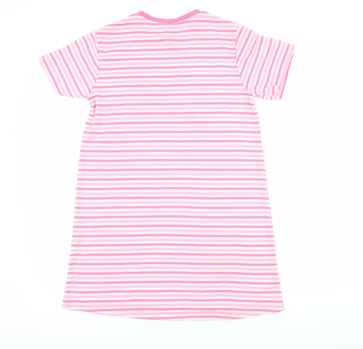 George Girls Pink Striped  Top Gown Size 9-10 Years  - Slogan