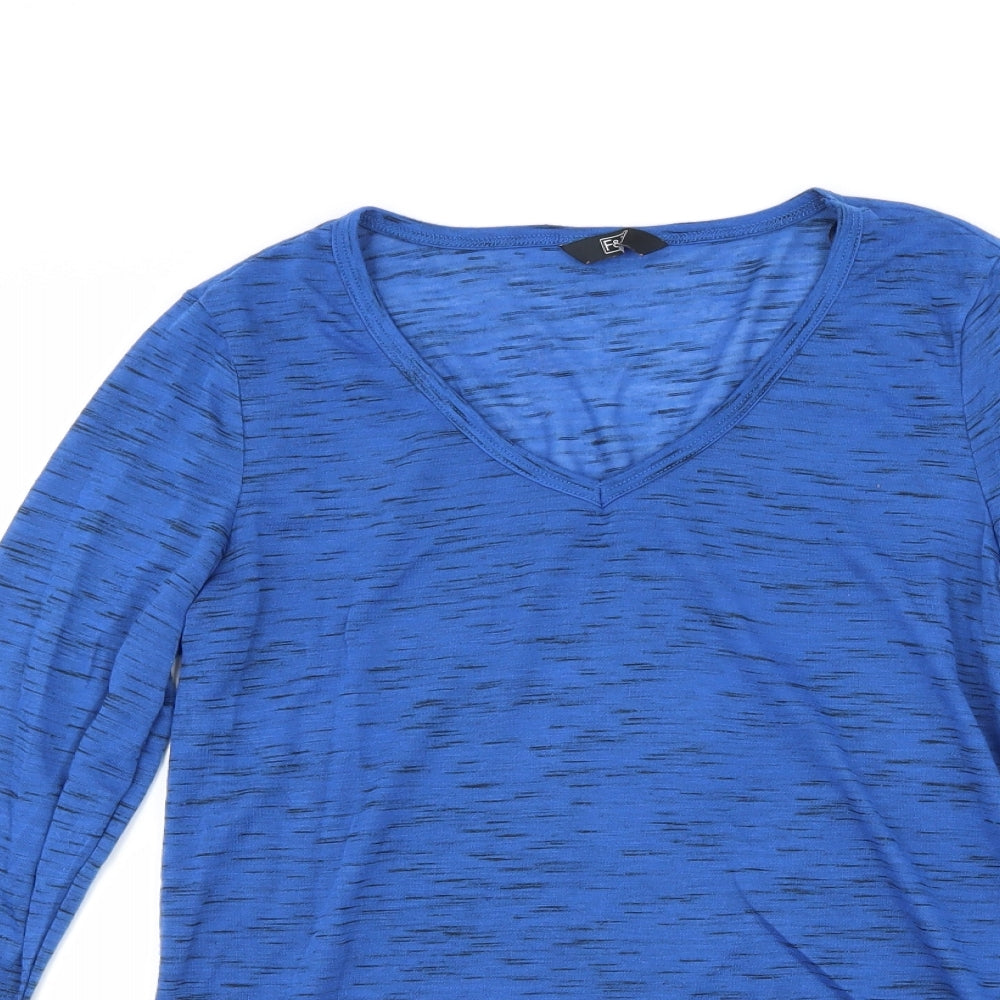 F&F Womens Blue   Basic T-Shirt Size 10