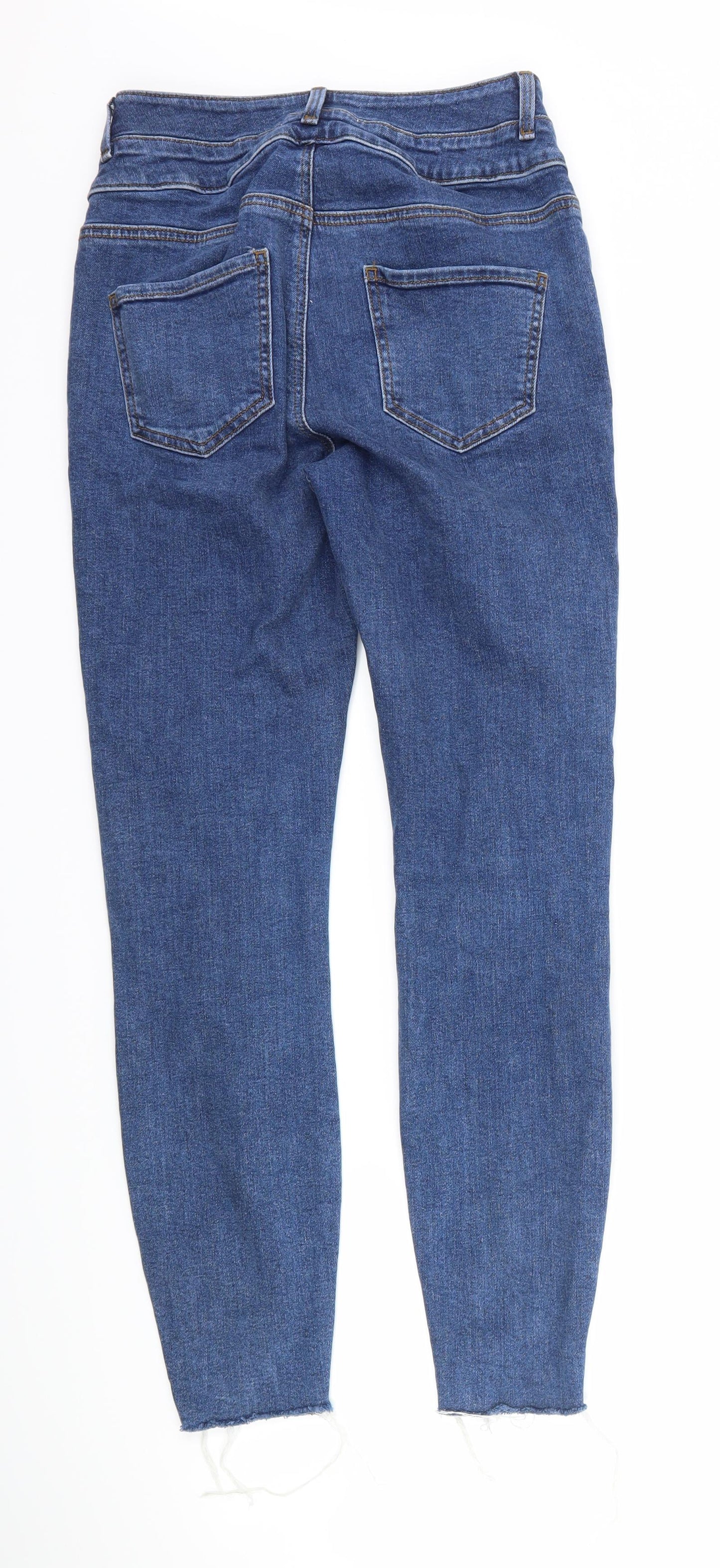 New Look Womens Blue  Denim Skinny Jeans Size 8 L27 in