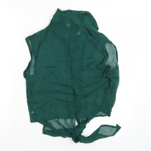 Change Womens Green   Basic Button-Up Size 12