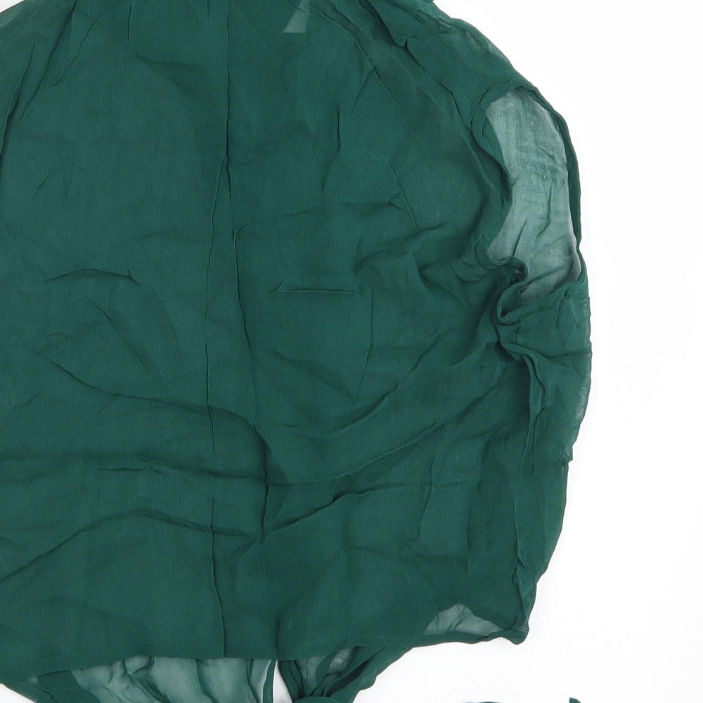 Change Womens Green   Basic Button-Up Size 12