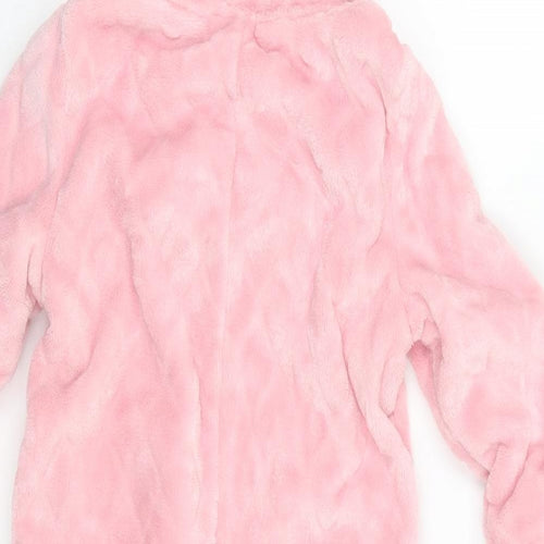 Ladybird Girls Pink  Fleece Basic Coat Snowsuit Size 18-24 Months