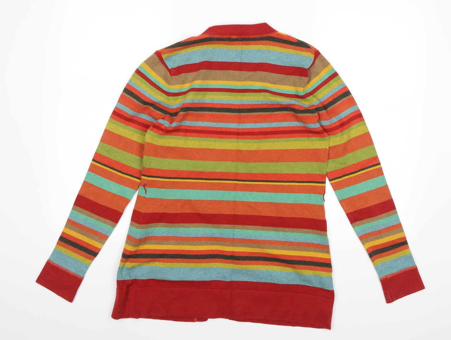 Linea Womens Multicoloured Striped  Cardigan Jumper Size S
