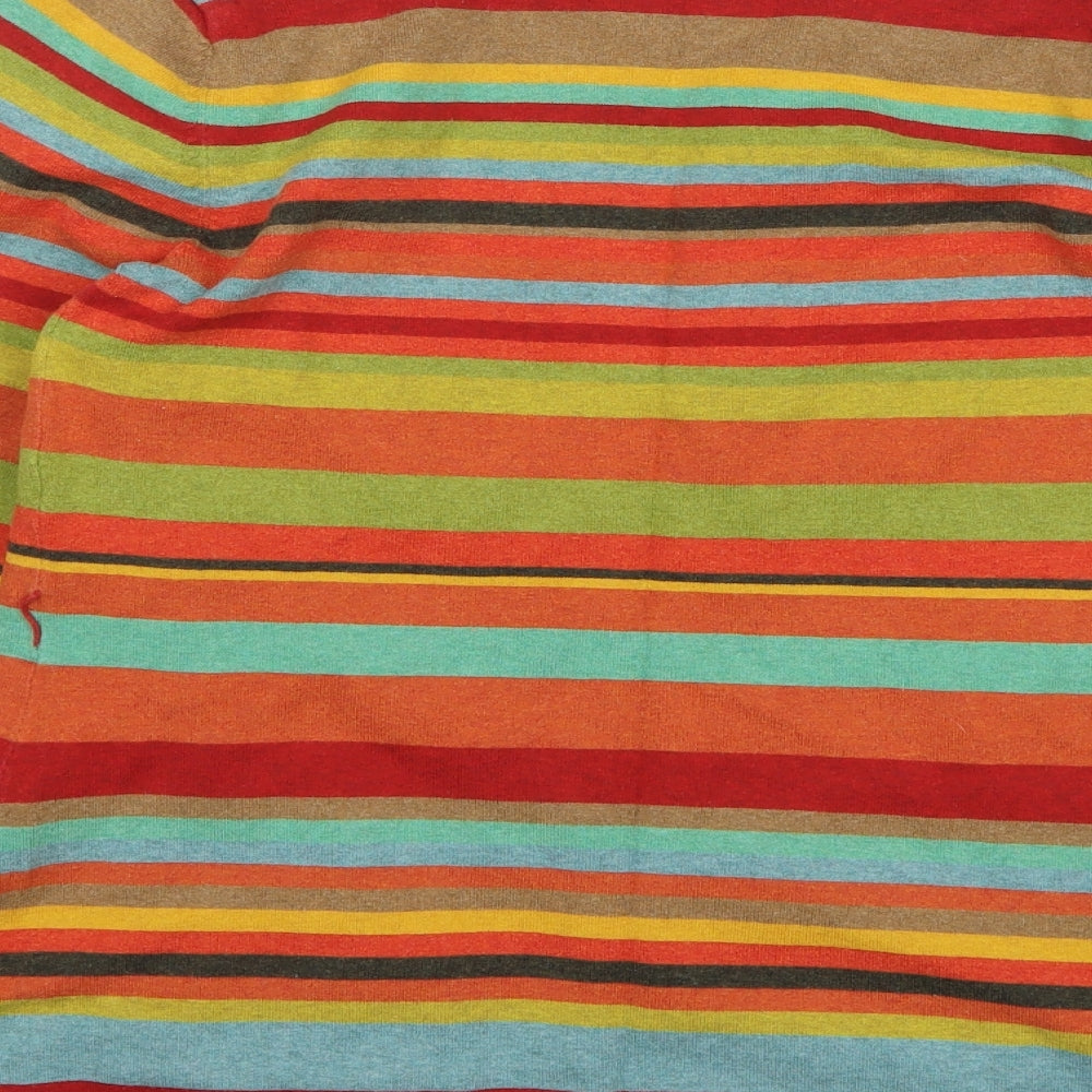 Linea Womens Multicoloured Striped  Cardigan Jumper Size S