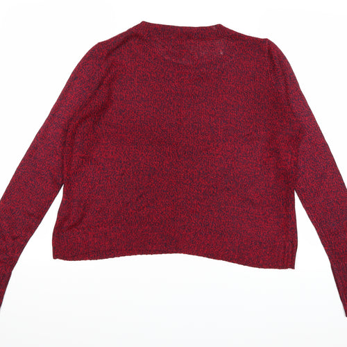 Divided by H&M Womens Red  Knit Pullover Jumper Size S