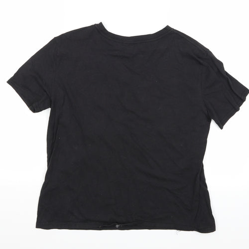 Disney Womens Black   Basic T-Shirt Size 10  - Mickey Mouse