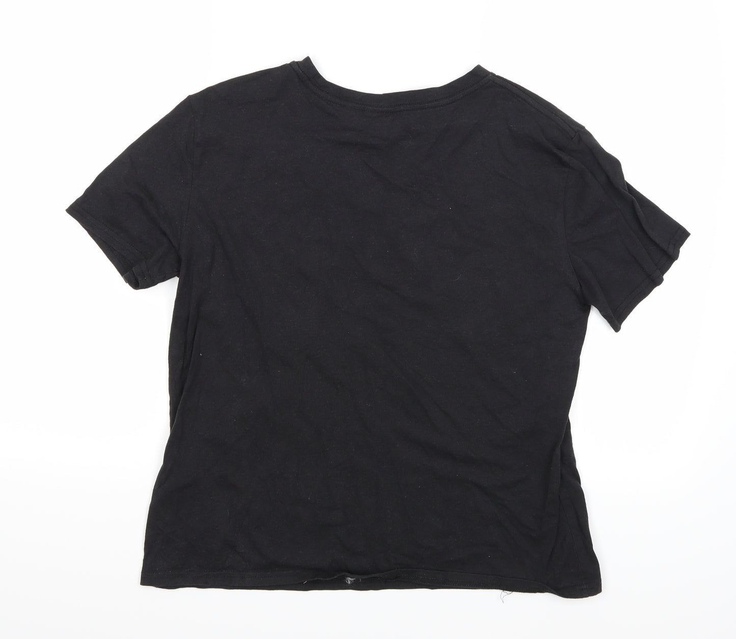 Disney Womens Black   Basic T-Shirt Size 10  - Mickey Mouse