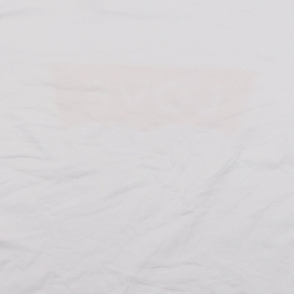 JIEXISHENG Womens White   Basic T-Shirt Size XL  - Love
