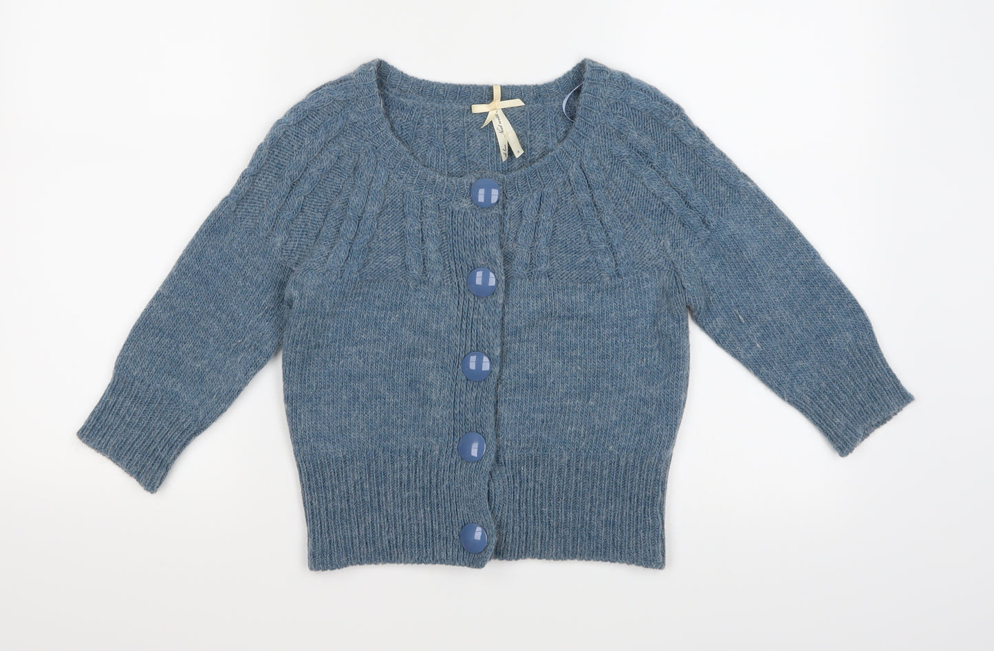 NEXT Womens Blue  Knit Cardigan Jumper Size 8