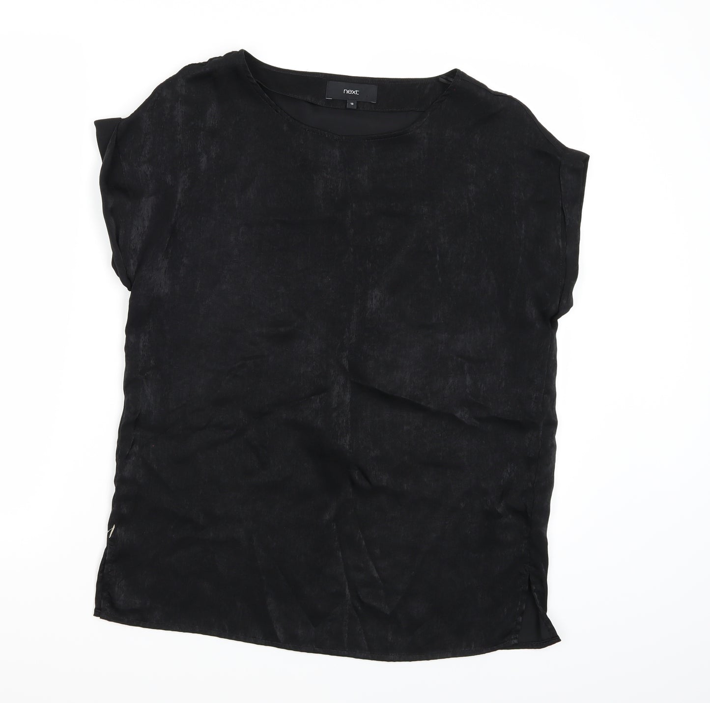 NEXT Womens Black   Basic T-Shirt Size 10