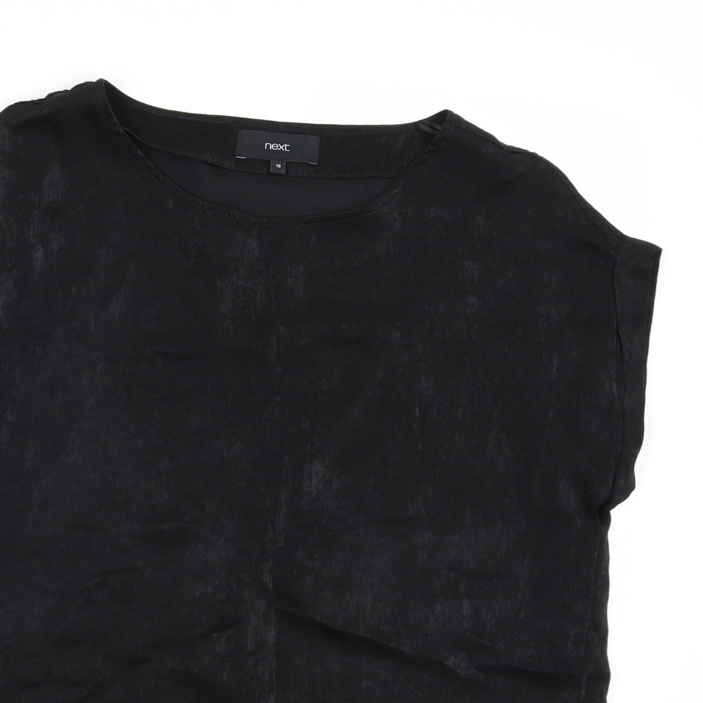 NEXT Womens Black   Basic T-Shirt Size 10