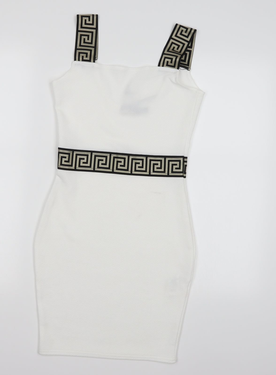 Boohoo Womens White   A-Line  Size 8
