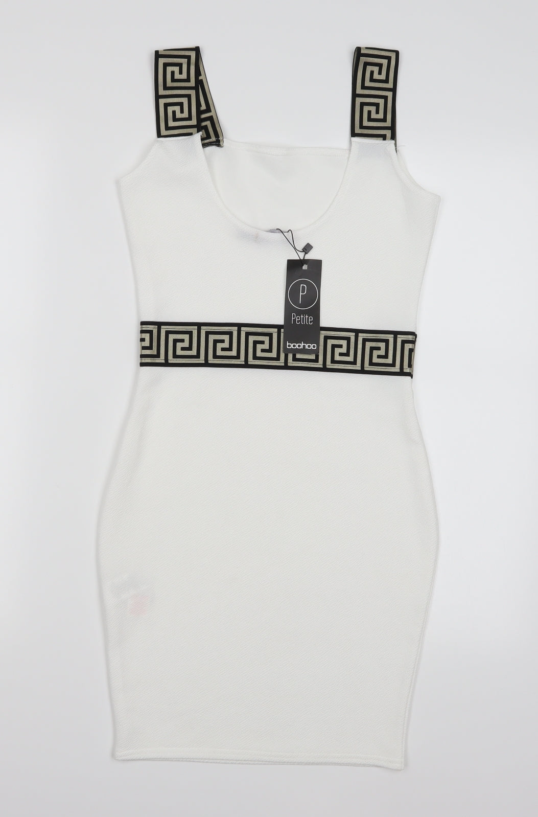 Boohoo Womens White   A-Line  Size 8