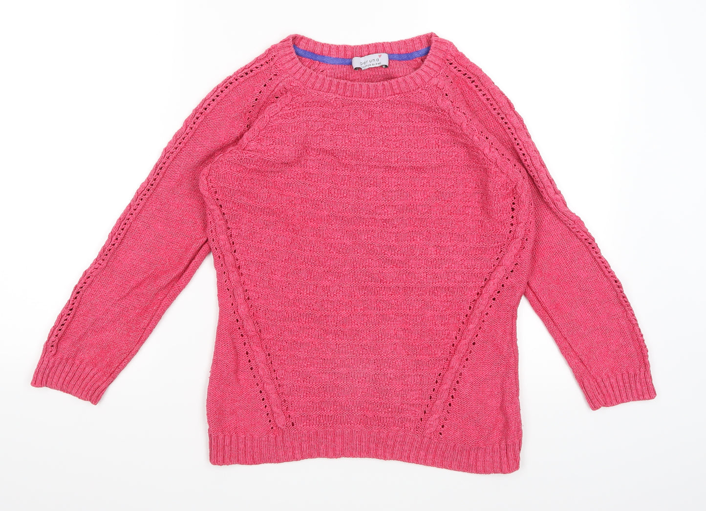 Per Una Womens Pink  Knit Pullover Jumper Size 10
