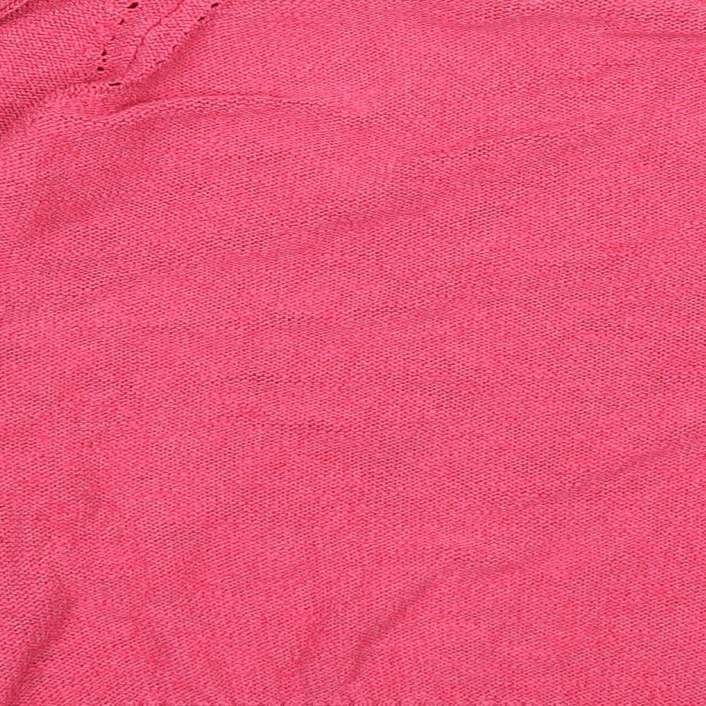 Per Una Womens Pink  Knit Pullover Jumper Size 10