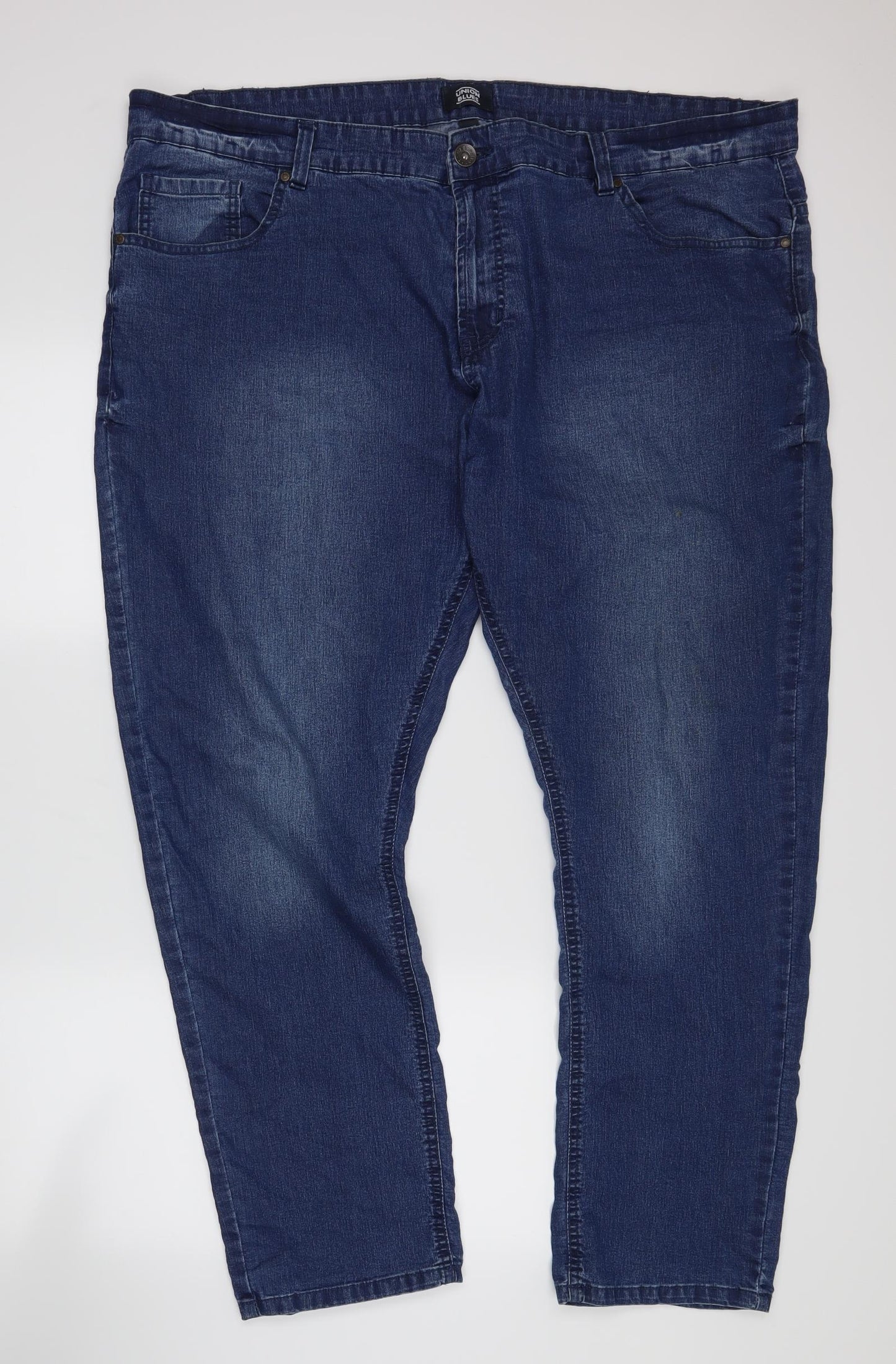Union Blues Mens Blue  Denim Straight Jeans Size 46 L28 in