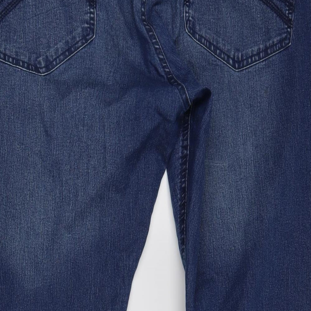 Union Blues Mens Blue  Denim Straight Jeans Size 46 L28 in