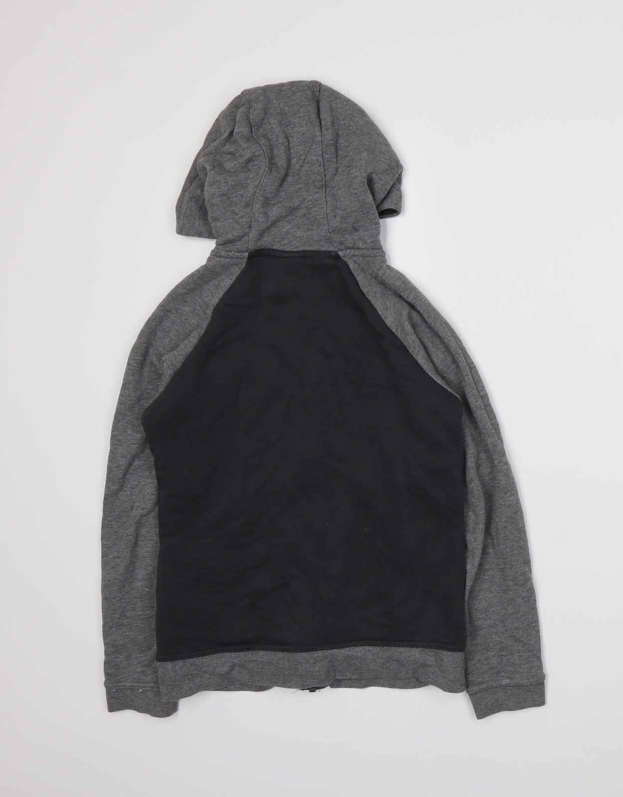 Nike Girls Grey  Jersey Full Zip Hoodie Size 10-11 Years
