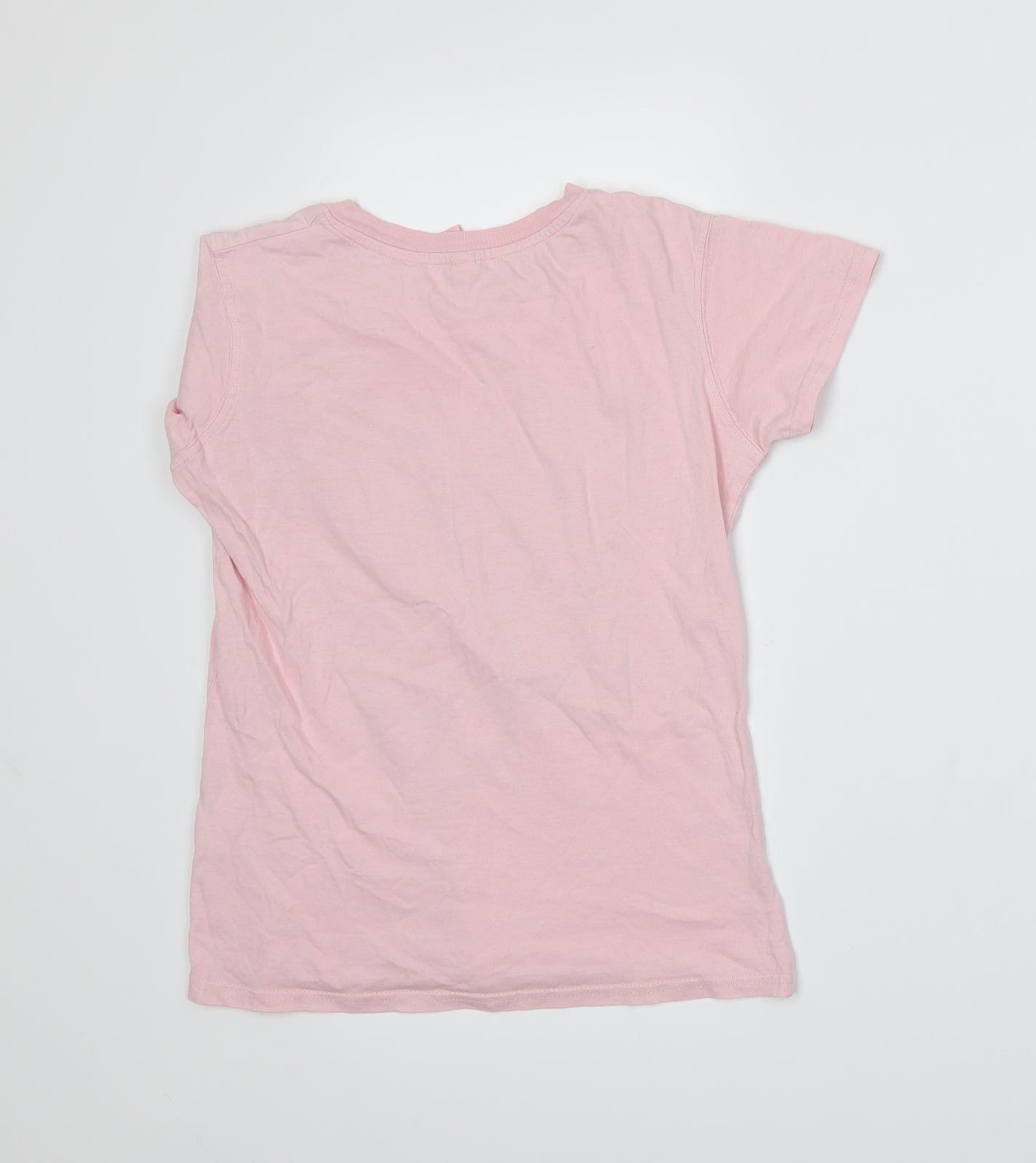 FANSHIRT Womens Pink   Basic T-Shirt Size S