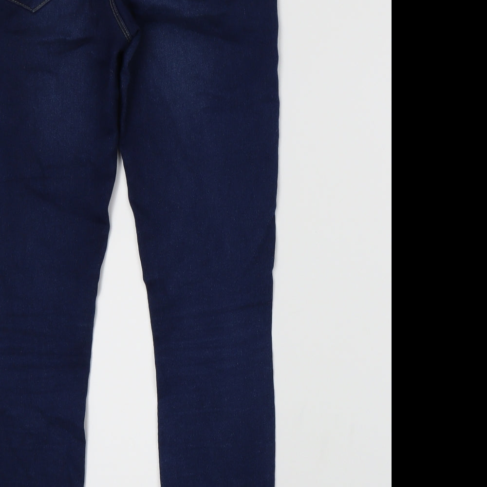 Primark Womens Blue  Denim Skinny Jeans Size 8 L26 in