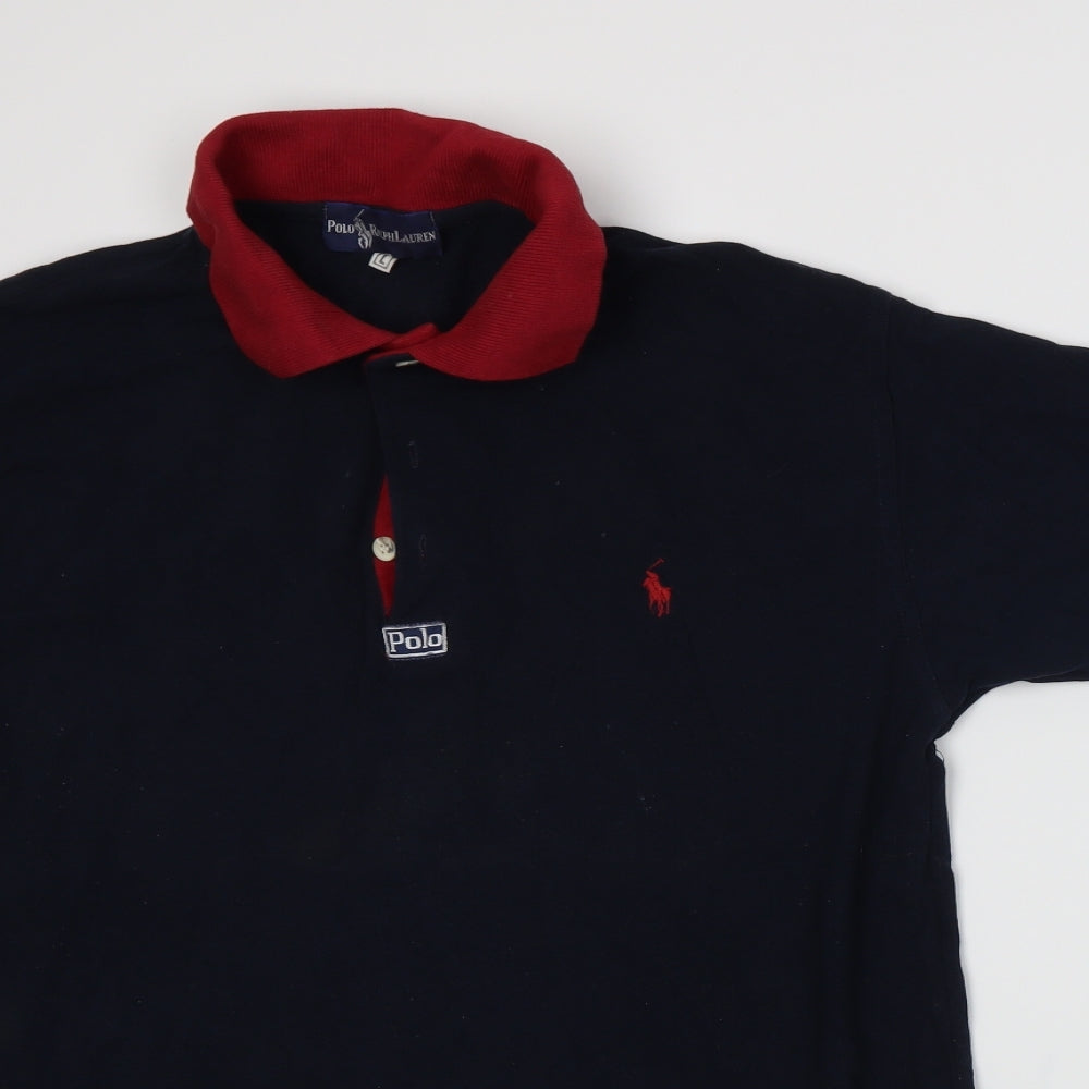 Polo Ralph Lauren Mens Blue    Polo Size L