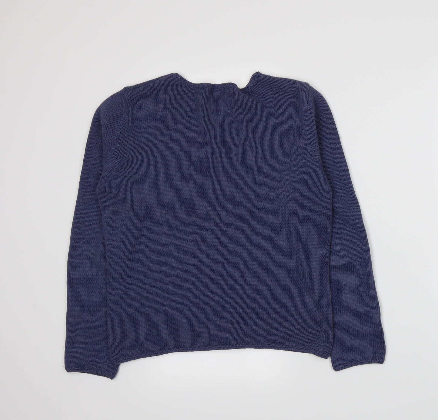 Mistral Womens Blue  Knit Cape Jumper Size 12