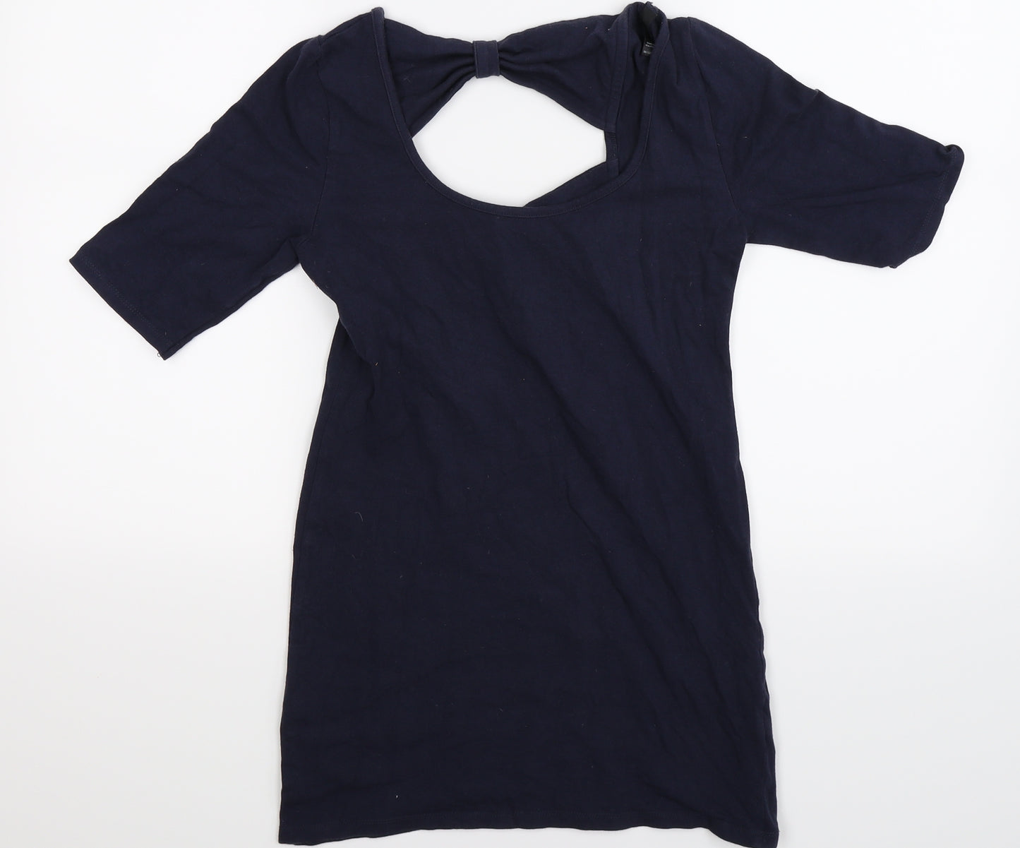 Topshop Womens Blue   Tunic T-Shirt Size 12