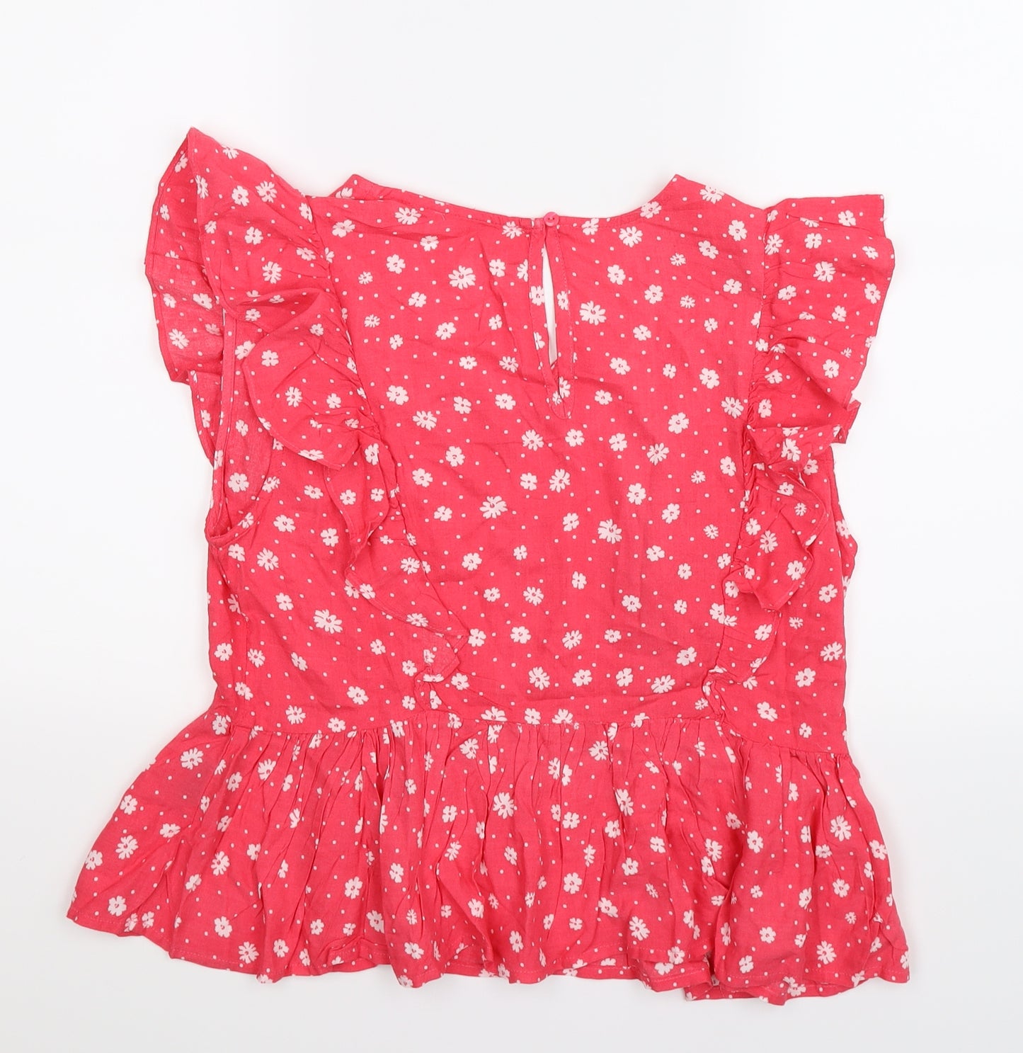 lost stock Womens Pink Floral  Tunic T-Shirt Size M