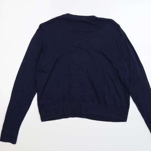 TU Womens Blue  Knit Cardigan Jumper Size 18