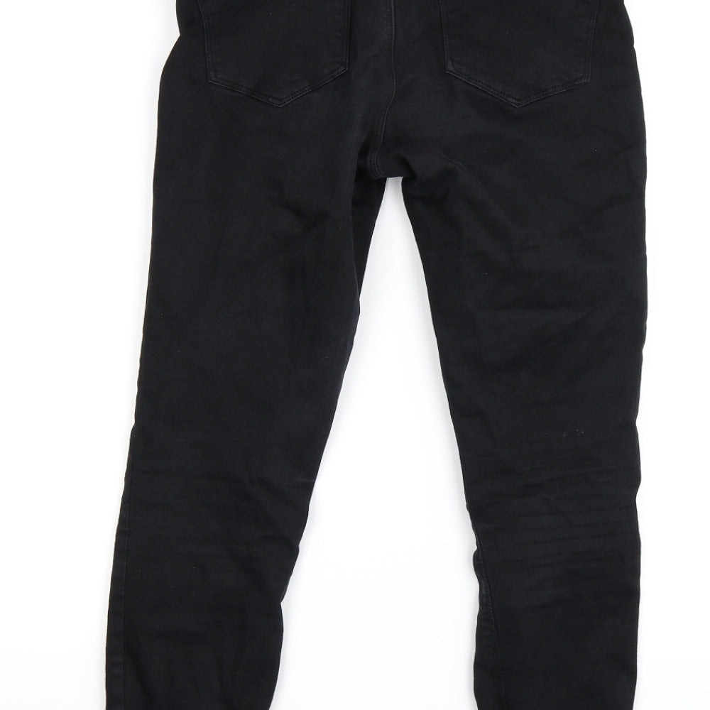 Zara Womens Black  Denim Skinny Jeans Size 8 L25 in