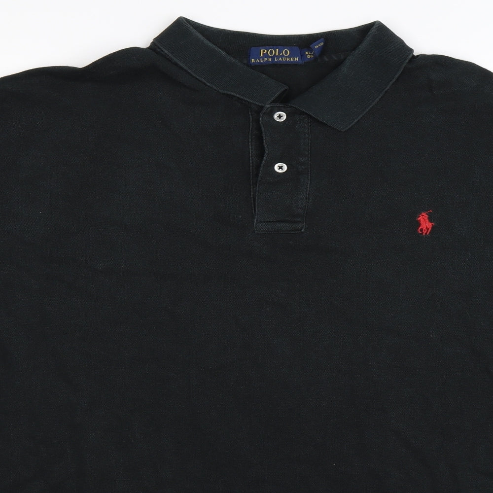 Polo Ralph Lauren Mens Black    Polo Size XL
