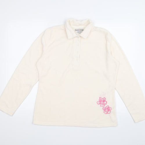 Atlas Womens Pink  Fleece Pullover Jumper Size M