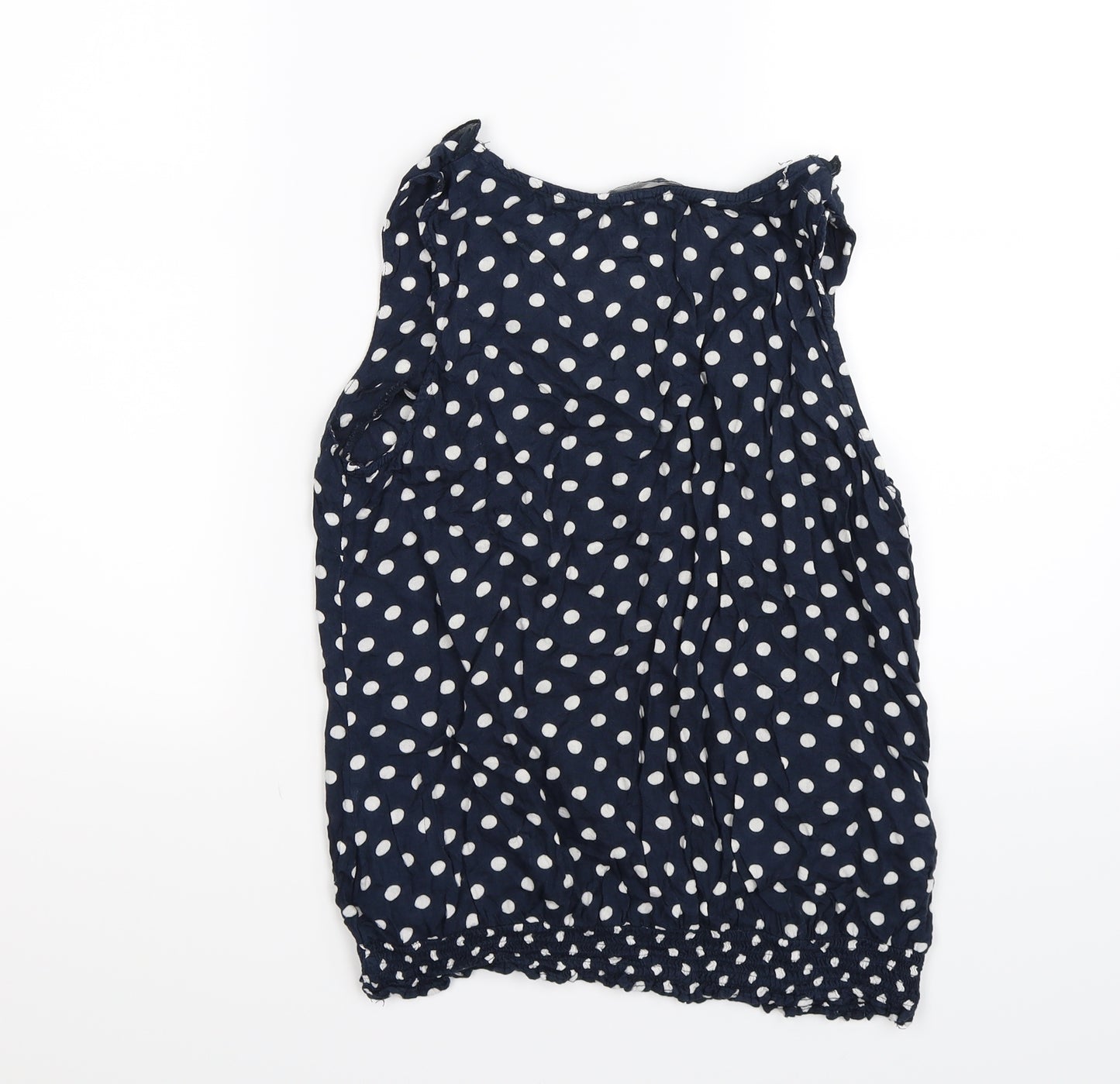 NEXT Womens Blue Polka Dot  Tunic T-Shirt Size 10