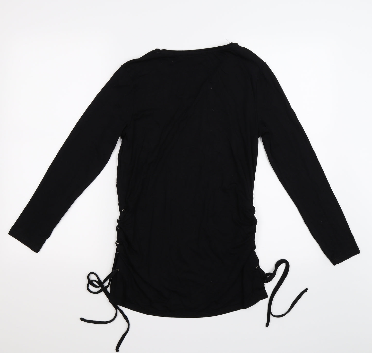 Papaya Womens Black   Tunic T-Shirt Size S