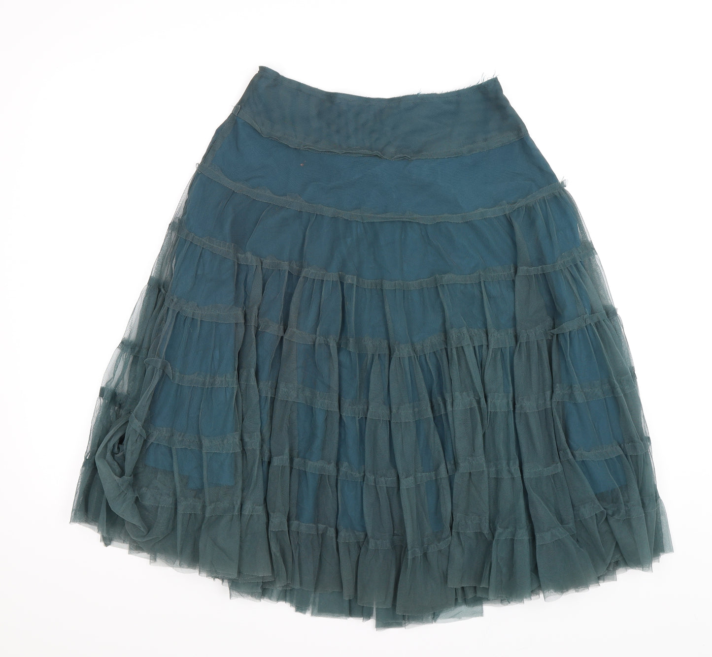 Atmosphere Womens Blue  Chiffon Flare Skirt Size 8